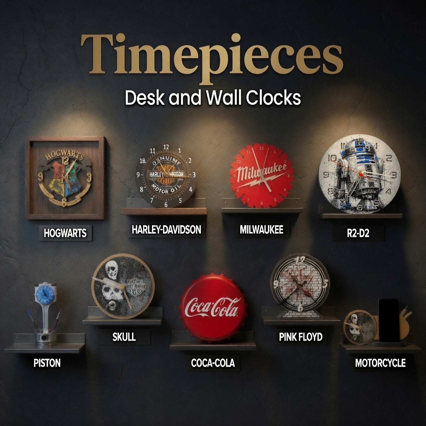 Clocks & Desk Decor