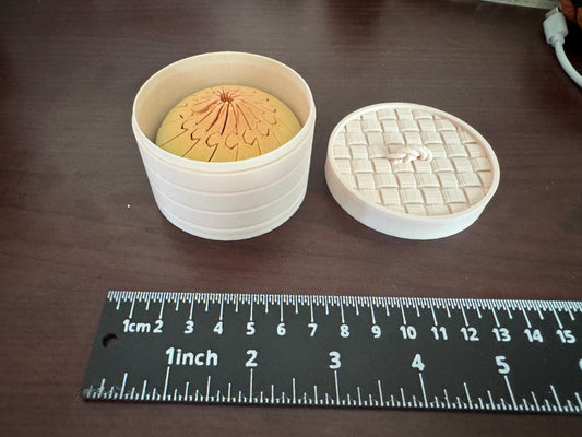 Flexi Spiral Dumpling and steamer basket 3D printed fidget product photo