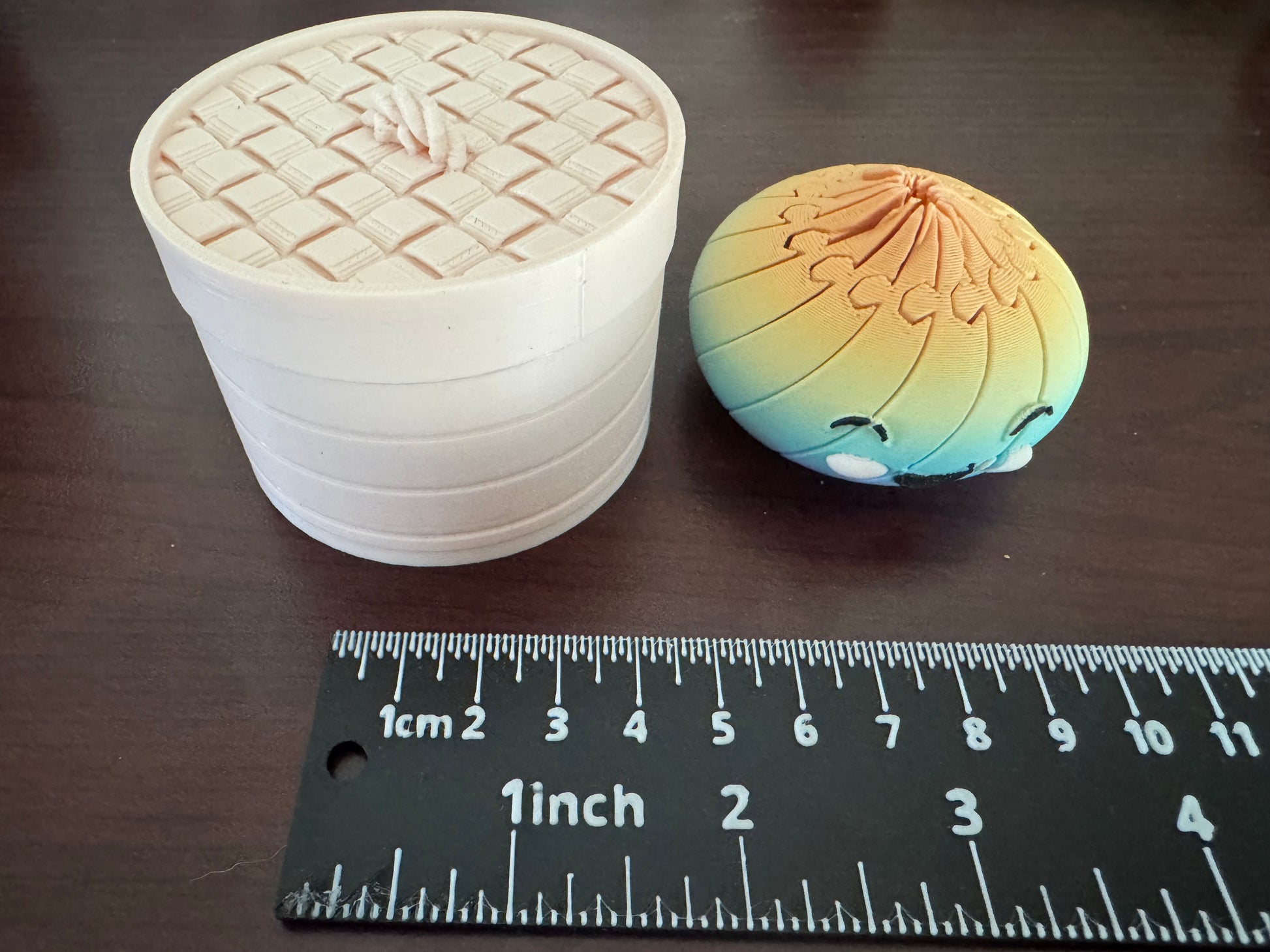 3D printed Flexi Spiral Dumpling and steamer basket product photo
