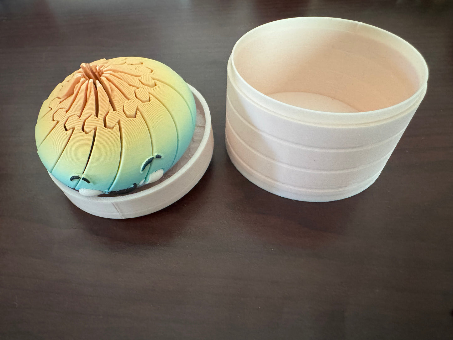 Flexi Spiral Dumpling and steamer basket articulated fidget product photo