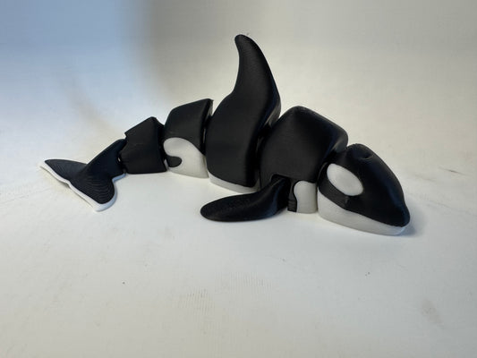 3D printed flexi ocean creature fidget product photo